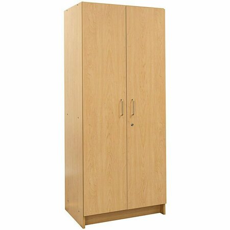 TOT MATE TM2264A.S2222 Maple Double-Door Tall Cabinet - 30'' x 20 1/2'' x 72'' 538TM2264MPA